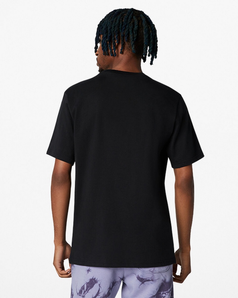Converse Converse Go-To Embroidered Star Chevron Standard-Fit T-Shirt Czarne | 495128-EVS