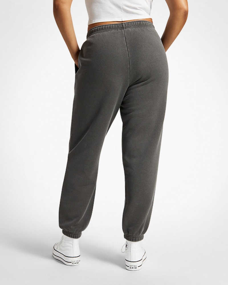Converse Converse Go-To Sneaker Patch Loose-Fit Sweatpants Czarne | 062751-BNP