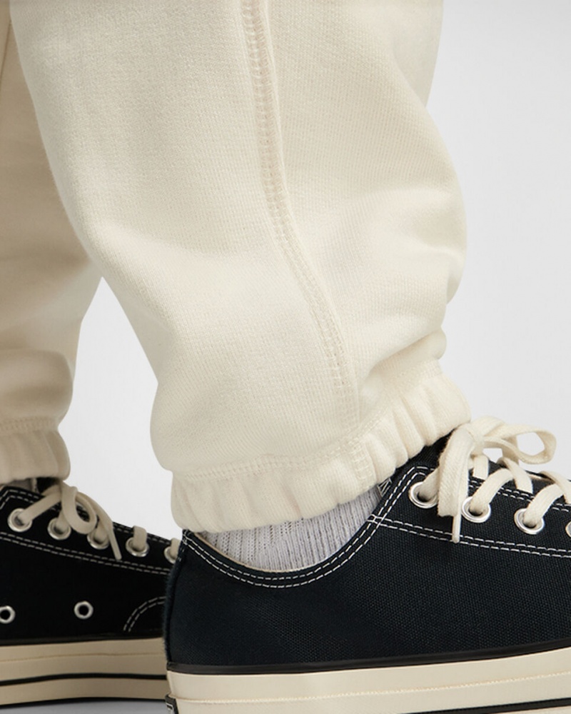 Converse Converse Gold Standard Loose-Fit Sweatpants Egret | 720459-ZMT