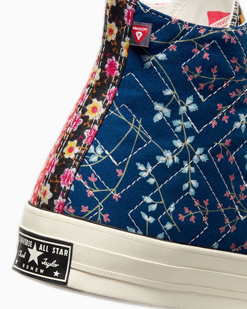 Converse Converse Upcycled Floral Chuck 70 Czarne Czerwone Niebieskie | 432860-DFO