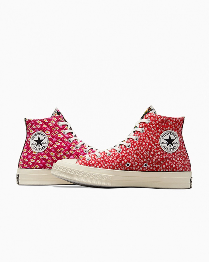 Converse Converse Upcycled Floral Chuck 70 Czarne Czerwone Niebieskie | 432860-DFO