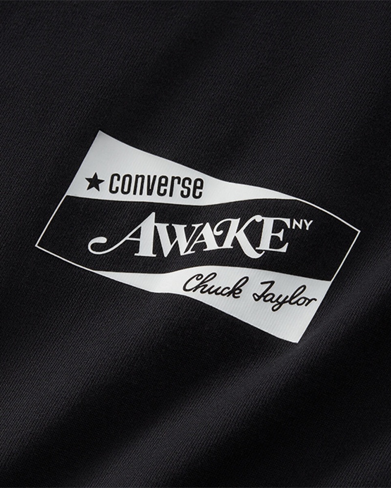 Converse Converse x Awake NY Jersey T-Shirt Czarne | 463215-GFD