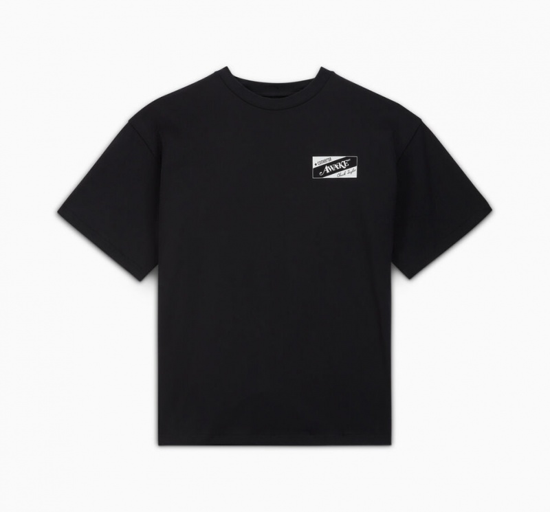 Converse Converse x Awake NY Jersey T-Shirt Czarne | 463215-GFD