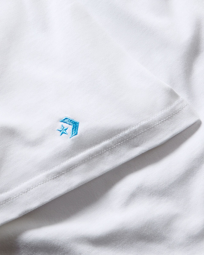 Converse Converse x Awake NY Jersey T-Shirt Białe | 941056-TPW