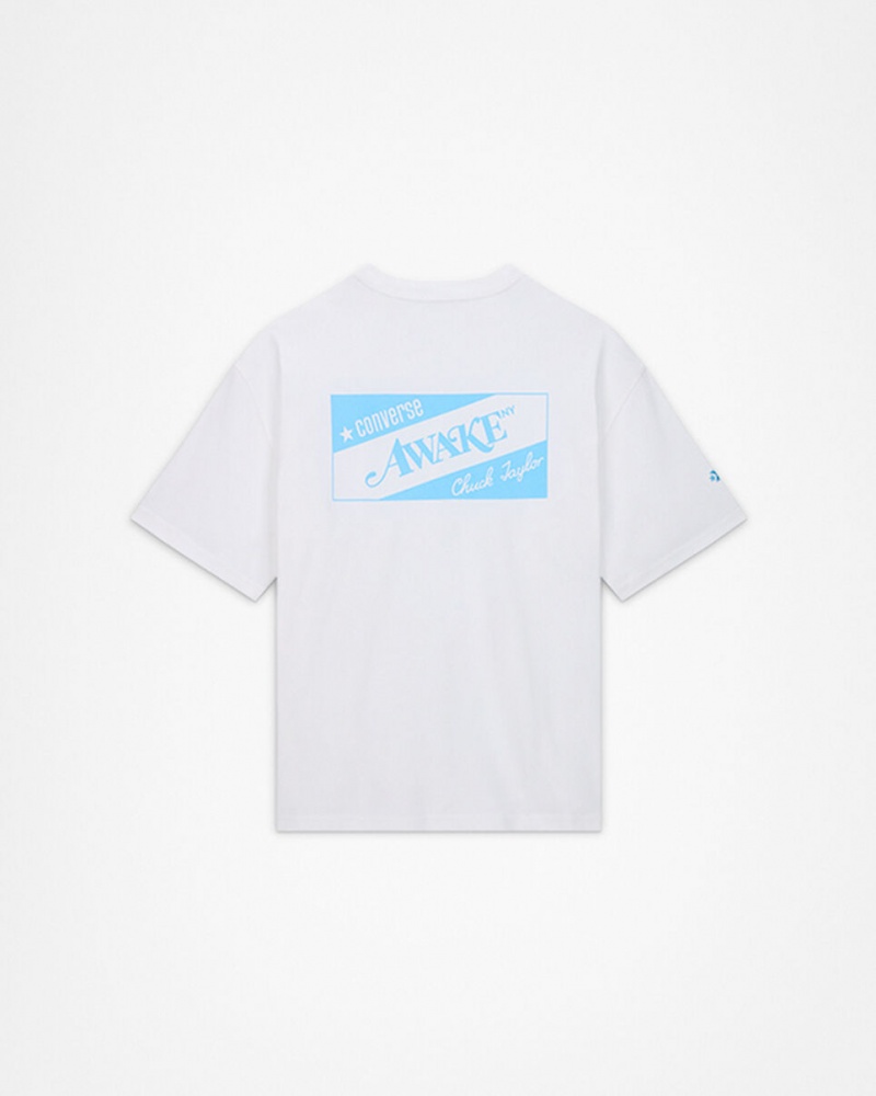 Converse Converse x Awake NY Jersey T-Shirt Białe | 941056-TPW