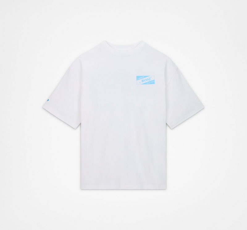 Converse Converse x Awake NY Jersey T-Shirt Białe | 941056-TPW