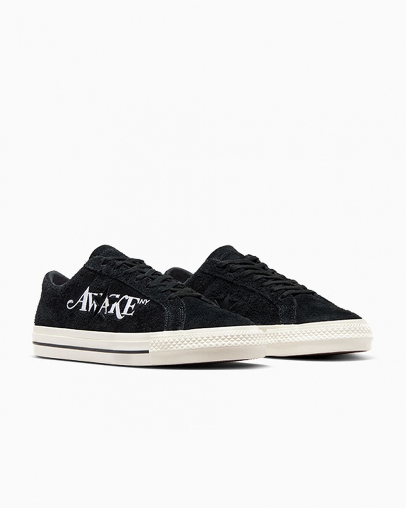 Converse Converse x Awake NY One Star Pro Czarne Białe | 736128-MNS