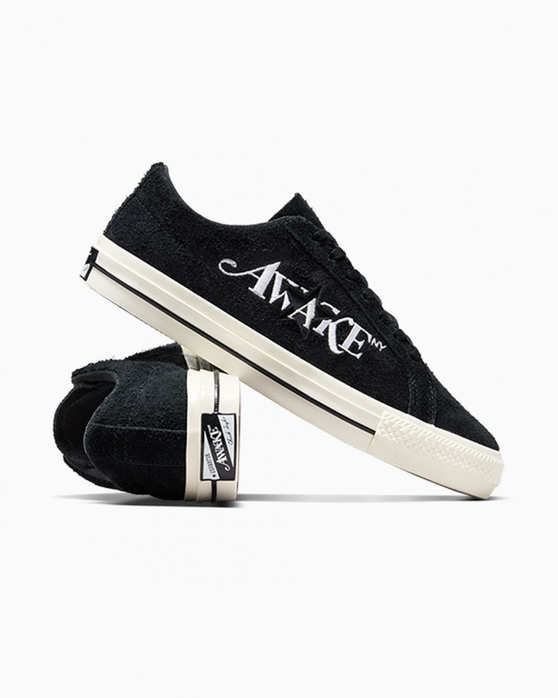 Converse Converse x Awake NY One Star Pro Czarne Białe | 736128-MNS