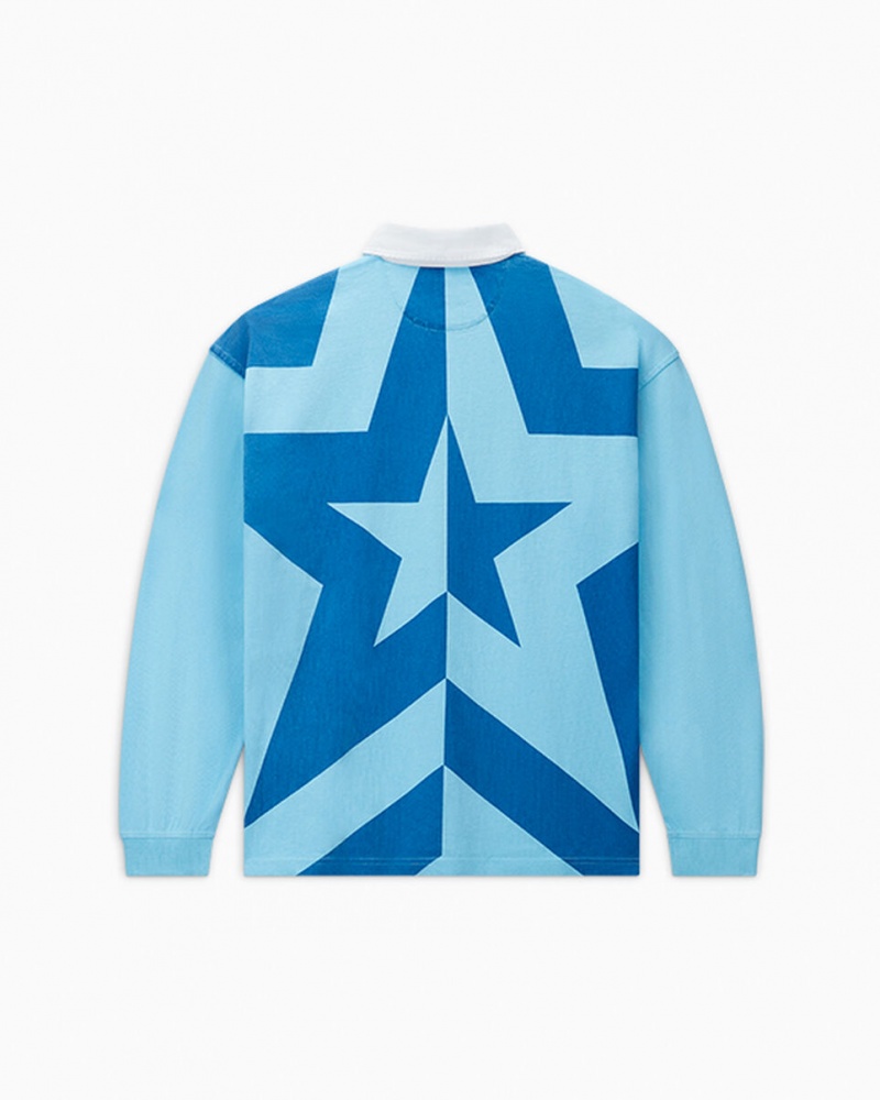 Converse Converse x Awake NY Rugby Shirt Baltic Sea | 920574-DXU
