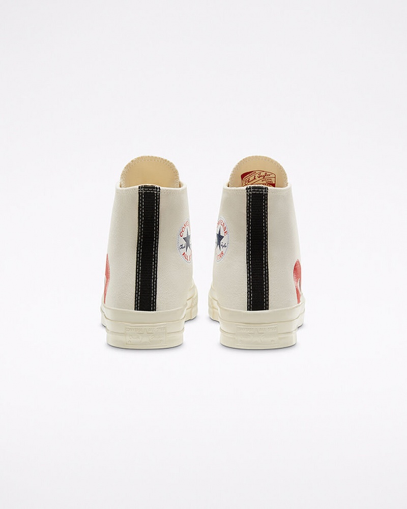 Converse Converse x Comme des Garçons PLAY Chuck 70 Białe Czerwone | 289765-GMB