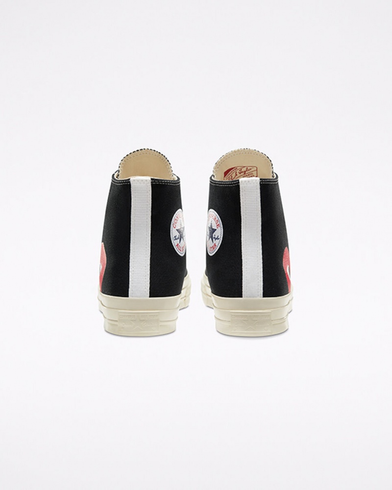 Converse Converse x Comme des Garçons PLAY Chuck 70 Czarne Białe Czerwone | 218645-TXG