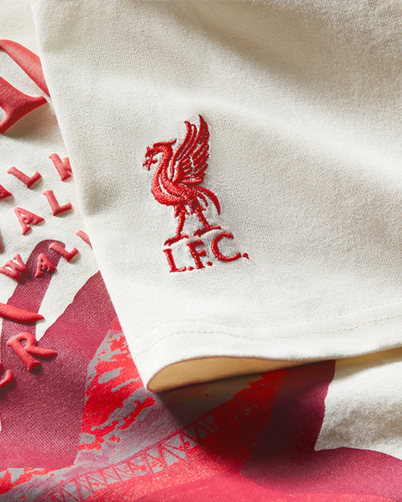 Converse Converse x LFC Anthem T-Shirt Egret | 837401-UGX