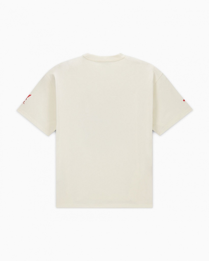 Converse Converse x LFC Anthem T-Shirt Egret | 837401-UGX