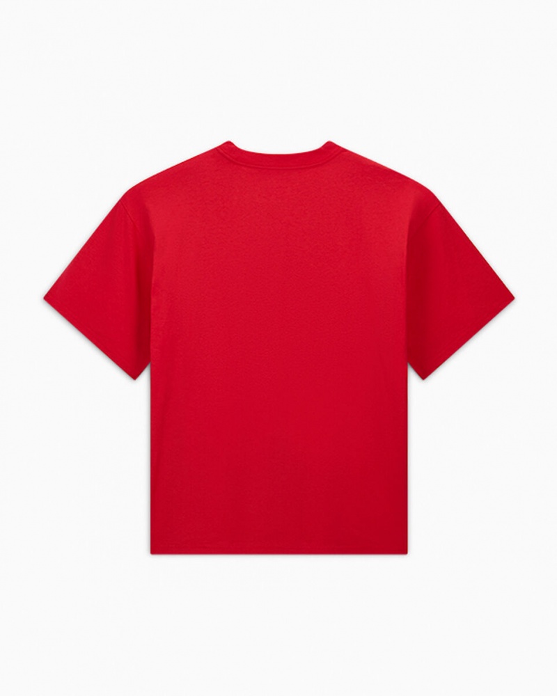 Converse Converse x LFC Loose-Fit T-Shirt Tomato | 674920-IZT