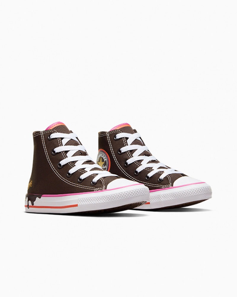 Converse Converse x Wonka Chuck Taylor All Star Brązowe Białe | 791324-XMD