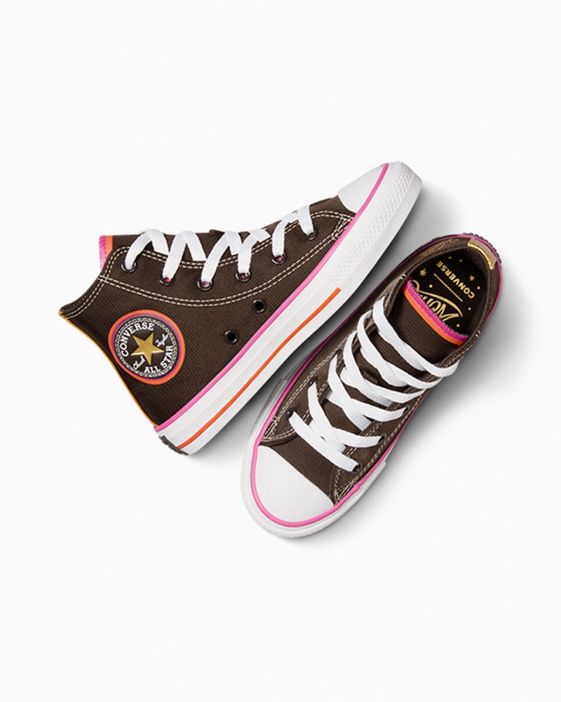Converse Converse x Wonka Chuck Taylor All Star Brązowe Białe | 791324-XMD