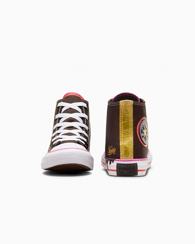 Converse Converse x Wonka Chuck Taylor All Star Brązowe Białe | 791324-XMD