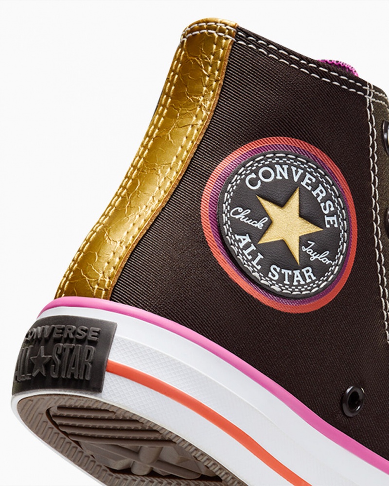 Converse Converse x Wonka Chuck Taylor All Star Brązowe Białe | 791324-XMD