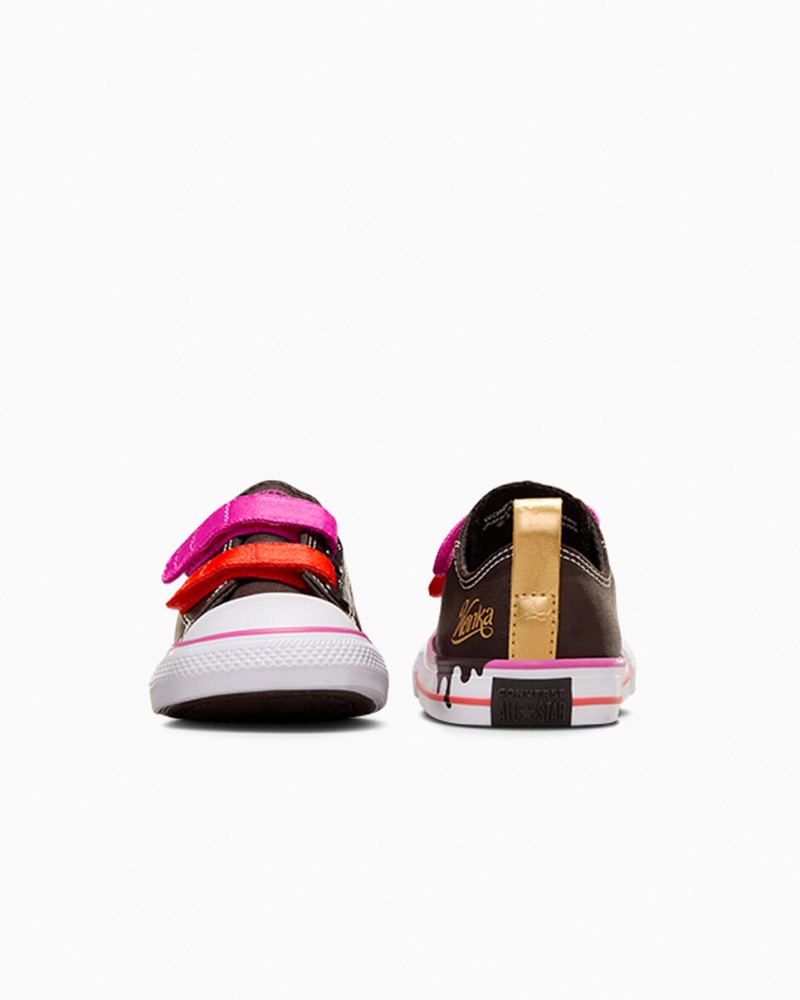 Converse Converse x Wonka Chuck Taylor All Star Easy On Brązowe Różowe Białe | 730821-IJK