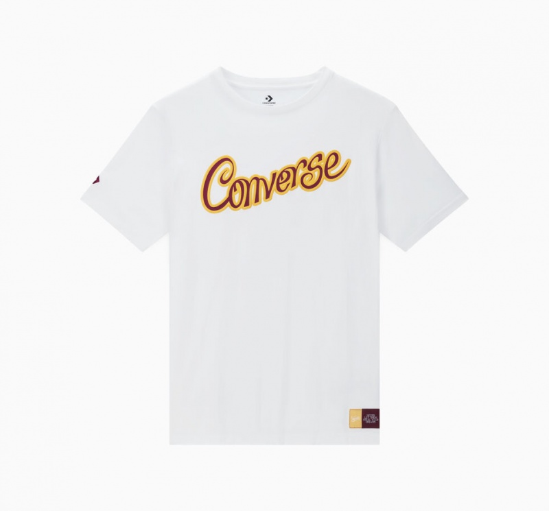 Converse Converse x Wonka T-Shirt Białe | 901386-RNQ