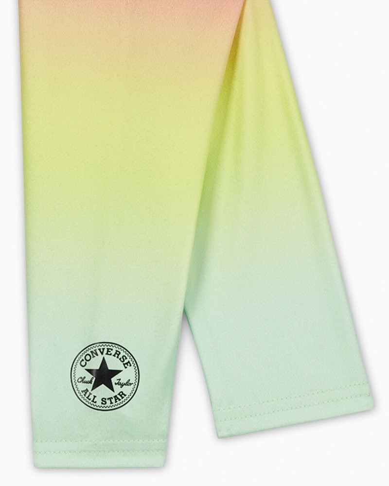 Converse Gradient Hoodie & Leggings Set Różowe | 543890-VCL