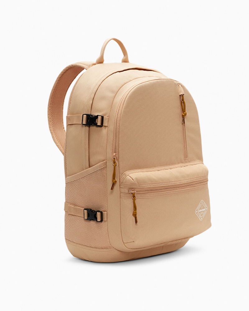 Converse Grafiką Prosty Edge Backpack Epic Dune | 412573-WYV