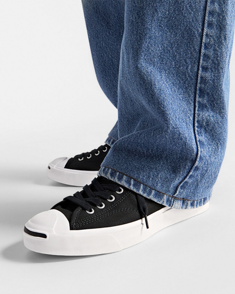 Converse Jack Purcell Czarne Białe Czarne | 176024-DIR