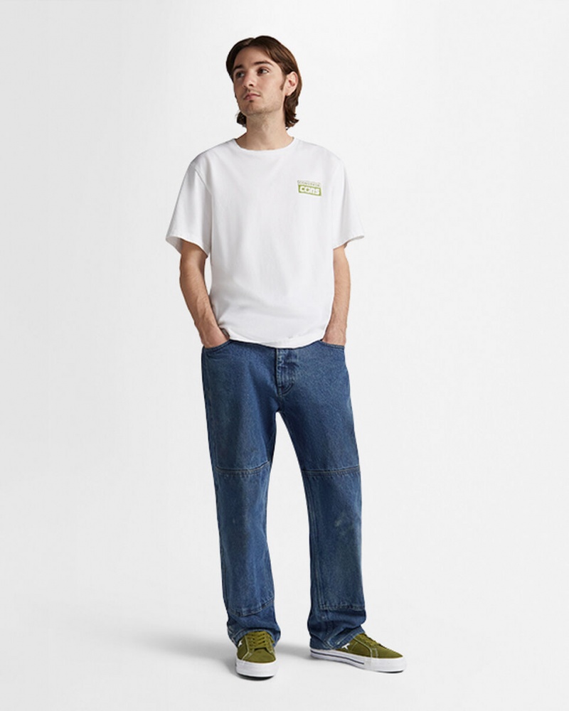 Converse One Star Pro Zielone Białe Czarne | 162483-TAG