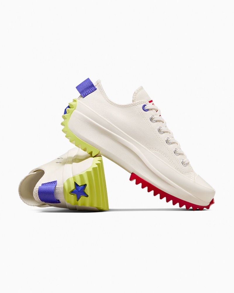 Converse Run Star Hike Platformie Heel Loop Niebieskie Czerwone | 923516-YVI