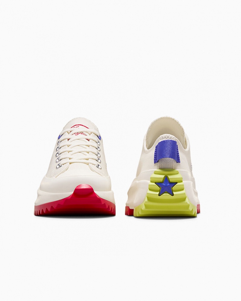Converse Run Star Hike Platformie Heel Loop Niebieskie Czerwone | 923516-YVI