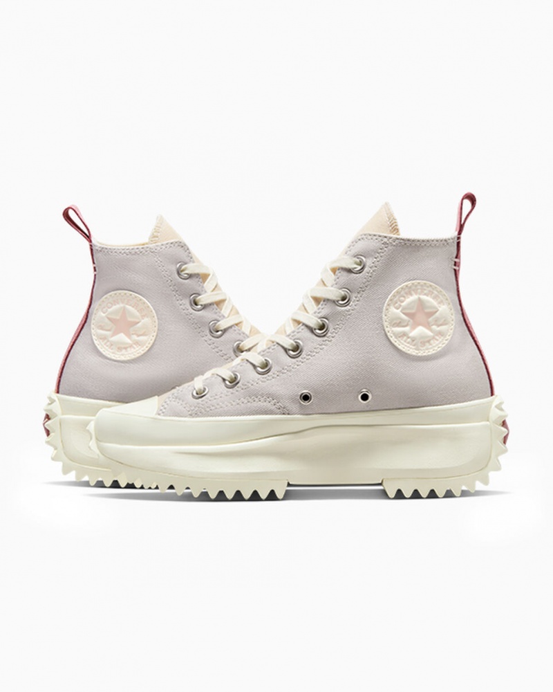 Converse Run Star Hike Platformie Tri-Color Różowe | 498672-WNI