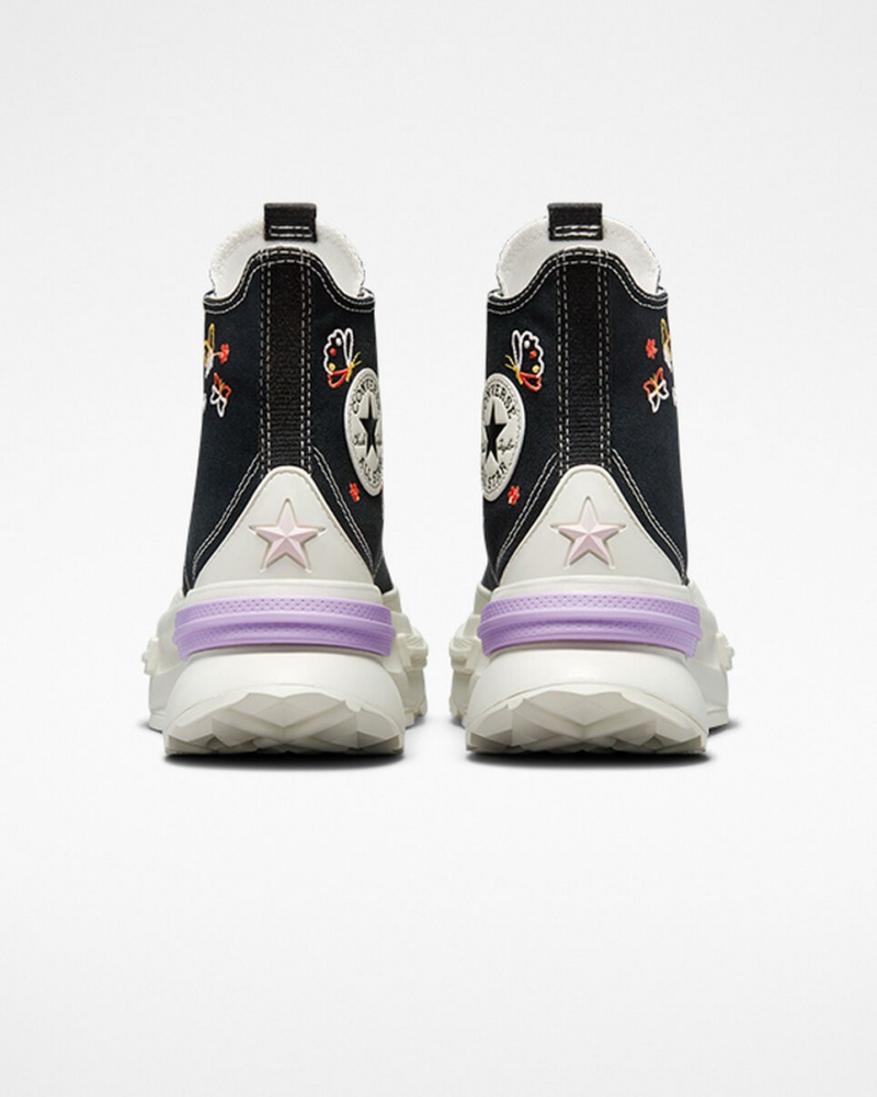Converse Run Star Legacy CX Platformie Butterfly Wings Czarne | 643159-FTQ