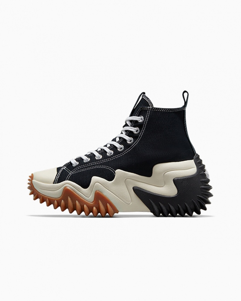 Converse Run Star Motion CX Platformie Czarne Białe | 427906-ASC