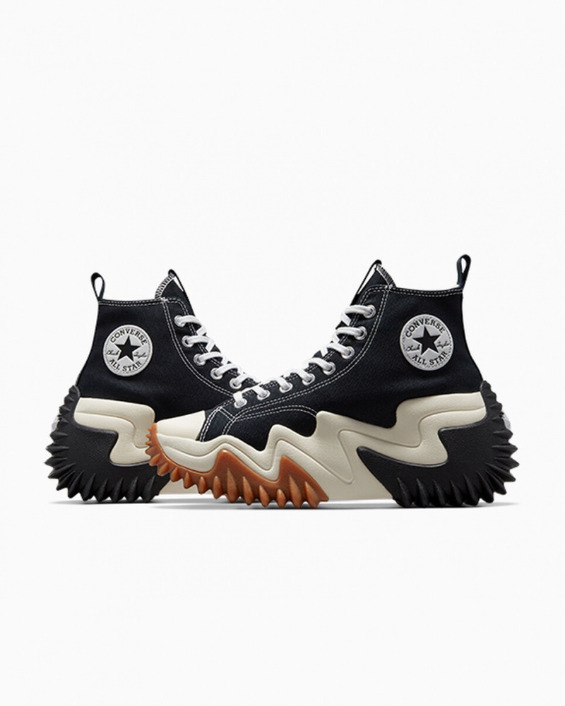 Converse Run Star Motion CX Platformie Czarne Białe | 427906-ASC