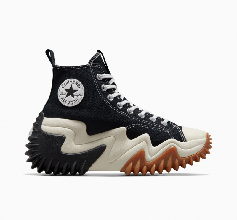 Converse Run Star Motion CX Platformie Czarne Białe | 427906-ASC