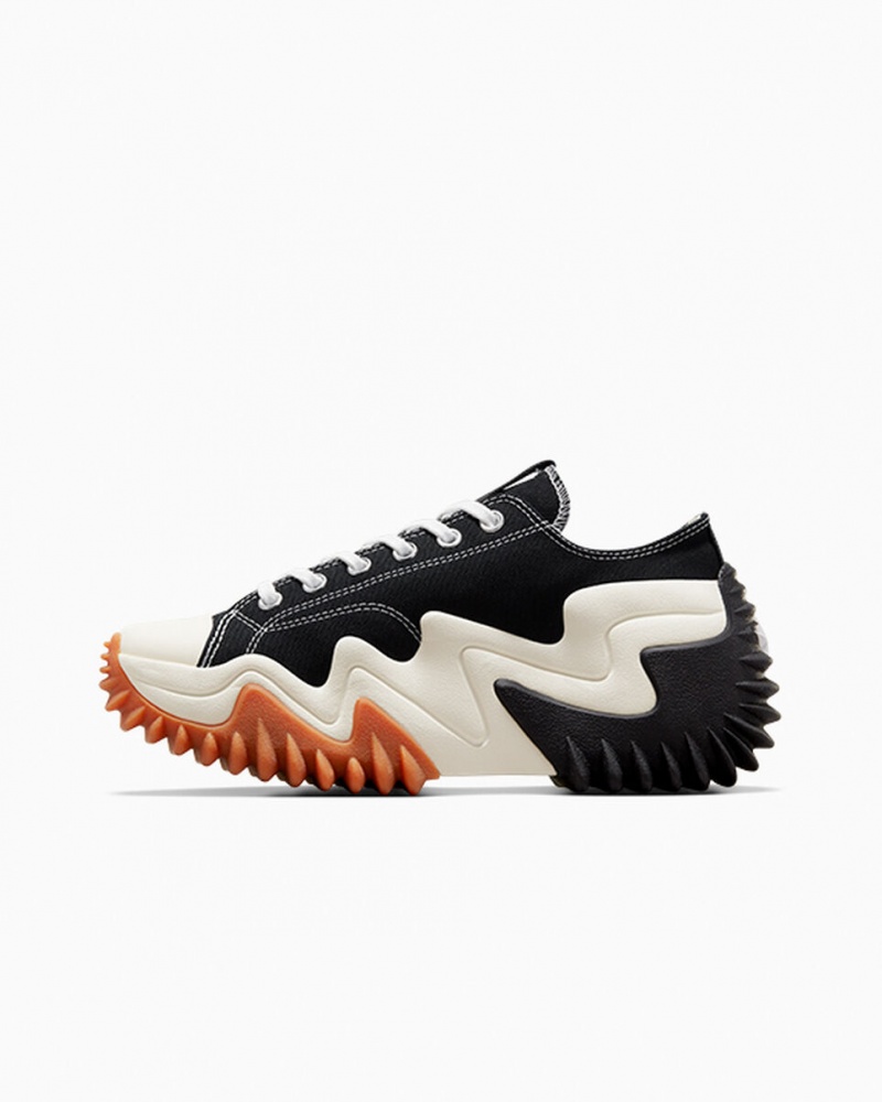 Converse Run Star Motion CX Platformie Czarne Białe | 241798-OYI