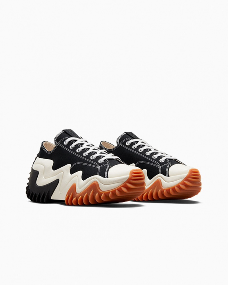 Converse Run Star Motion CX Platformie Czarne Białe | 241798-OYI