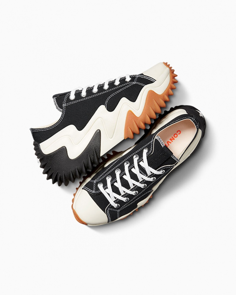 Converse Run Star Motion CX Platformie Czarne Białe | 241798-OYI