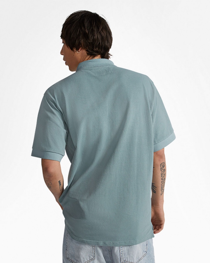 Converse Shoe Patch Polo Shirt Szare | 630285-KVH